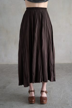 CECILY CRINKLED MAXI SKIRT