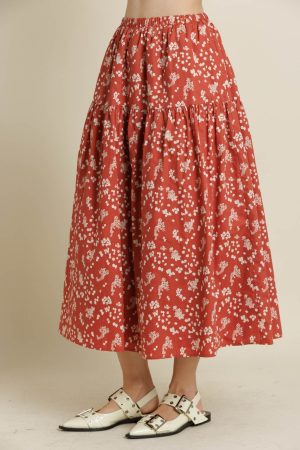 AMAYA FLORAL MAXI SKIRT