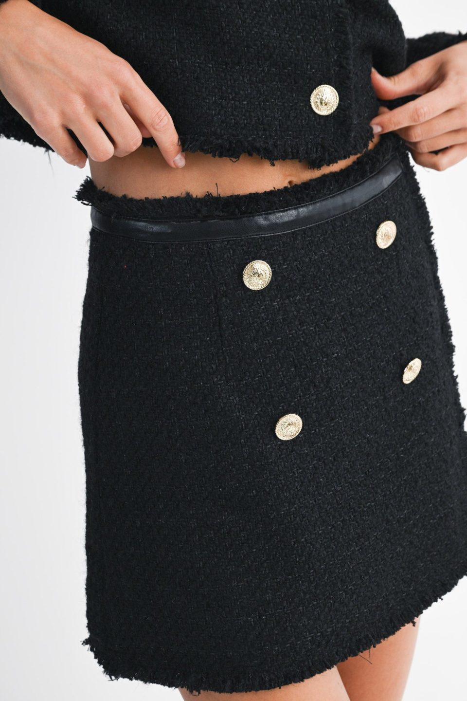 BLAIR TWEED MINI SKIRT