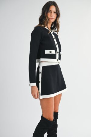 BLAIR KNIT MINI SKIRT