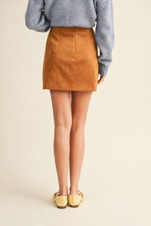 MIA SUEDE MINI SKIRT